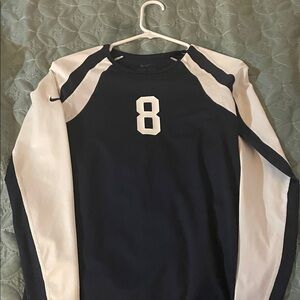 Nike Black and White Sports Jersey